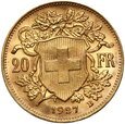 861. Szwajcaria, 20 franków, 1927