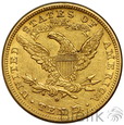 USA, 10 dolarów, 1881 O, Liberty head