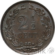 HOLANDIA - 2 1/2 CENTA - 1894 - WILHELM III