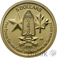 Kanada, 5 dolarów, 2015, 1/10 uncji Au999, 1st Special Service Force