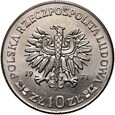 PRL, 10 złotych 1971, 50. rocznica III Powstania Śląskiego, Nikiel