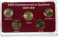 USA, 5 x 1/4 dolara, 2008, mennica Denver (D)
