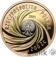 Polska, III RP, 200 złotych, 2001, Rok 2001