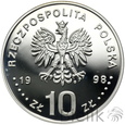 Polska, 10 złotych, 1998, Zygmunt III Waza, półpostać