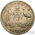 AUSTRALIA - SIXPENCE - 1918 - JERZY V [eb]