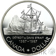 360. Kanada, 1 dolar, 1987