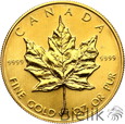Kanada, 50 dolarów, 1986, liść klonu, uncja złota