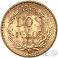 129. Meksyk, 2 pesos, 1945