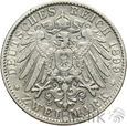 195. Niemcy, Hamburg, 2 marki, 1899 J