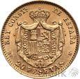 Hiszpania, Alfons XIII, 20 peset, 1896 (19-62), nowe bicie
