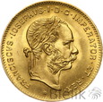 1079. Austria, 4 floreny / 10 franków, 1892, Franciszek Józef