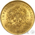 1079. Austria, 4 floreny / 10 franków, 1892, Franciszek Józef