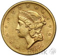 USA, 20 dolarów, 1854, Liberty head