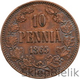 FINLANDIA - 10 PENNIA - 1865