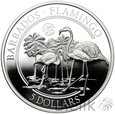 5. Barbados, 5 dolarów, 2018, Flamingi, seria Fabulous 15 #123