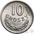 Polska, PRL, 10 groszy, 1962, próba, nikiel