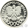 1282. Polska, 100 000 złotych, 1990, Solidarność 1980-1990