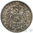 175. Niemcy, Prusy, 5 marek, 1900 A, Wilhelm II