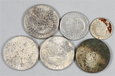 Polska, II RP, lot 6 srebrnych monet, głowa kobiety + Piłsudski