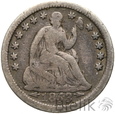 307. USA, 5 centów, 1853 (O), Siedząca Liberty