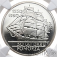 1508. Polska, 100 złotych, 1980, 50 lat Daru Pomorza PRÓBA