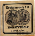 POLSKA - 5 ZŁOTYCH - 1925 - KONSTYTUCJA - KOPIA - Stan: 1