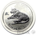 Australia, 2 dolary, 2010, Rok Tygrysa