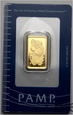 Sztabka złota, 10 g Au999, PAMP