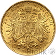 1080. Austria, 20 koron, 1893, Franciszek Józef