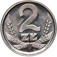 756. Polska, PRL, 2 złote 1989, Próba, Nikiel