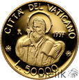 Watykan, 50000 lirów, 1997, Jan Paweł II