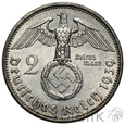 192. Niemcy, 2 marki, 1939 A, Hindenburg ze swastyką