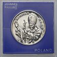 Polska, PRL, medal, Jan Paweł II, Gaude Mater Polonia, srebro