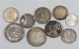 Niemcy, USA, Rosja, lot srebrnych monet, Ag900