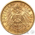 1084. Niemcy, Prusy, 20 marek, 1914 A