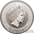 Australia, 10 dolarów, 2003, Lunar, Rok Kozy, 10 uncji Ag999