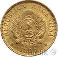 Argentyna, 5 pesos 1889