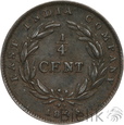 STRAITS SETTLEMENTS - 1/4 CENTA - 1845 - WIKTORIA