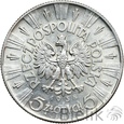 1158. Polska, II RP, 5 złotych, 1938, Józef Piłsudski