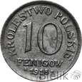 1109. Królestwo Polskie, 10 fenigów, 1918