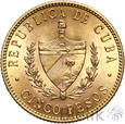 Kuba, 5 pesos, 1915