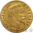 Francja, Napoleon III, 5 franków 1865 BB