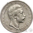 1019. Niemcy, Prusy, 2 marki, 1904 A, Wilhelm II