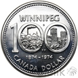 351. Kanada, 1 dolar, 1974, Winnipeg