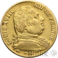 Francja, Ludwik XVIII, 20 franków 1814 A