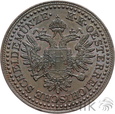 1178. Austria, 3 krajcary, 1851 B, Franciszek Józef I