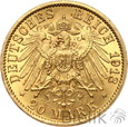 1083. Niemcy, Prusy, 20 marek, 1913 A