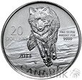 367. Kanada, 20 dolarów, 2013, Wilk