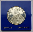 303. Polska, PRL, 500 złotych, 1987, Kazimierz III Wielki