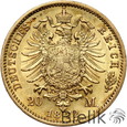 Niemcy, Prusy, 20 marek, 1872 B